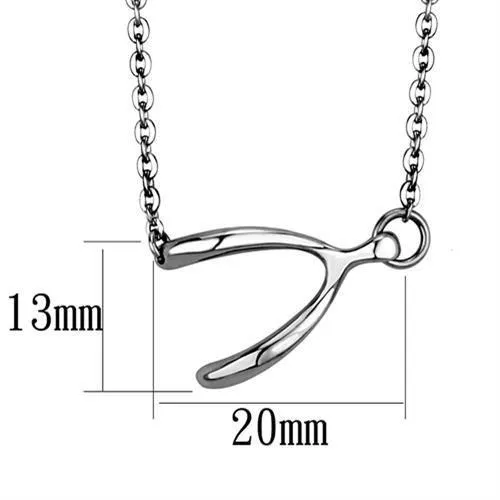 Alamode Necklaces TK2529 High polished no plating Stainless Steel Chain Pendant with No Stone
