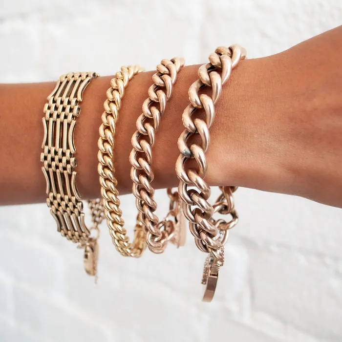 Antique Vintage Jewelry Bracelets Sweetheart Gate Bracelet