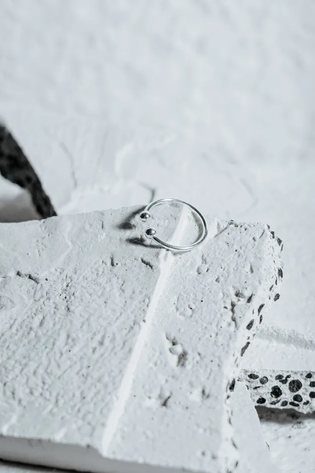 Double Bubble Multisize Knuckle Ring Silver Kty Rings