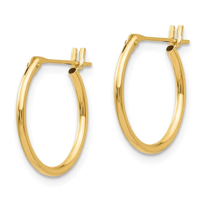 Madi K Kids 14k 125mm Hoop Earrings Jewelry Earrings Madi K Kids 14k 125mm Hoop Earrings Jewelry Earrings