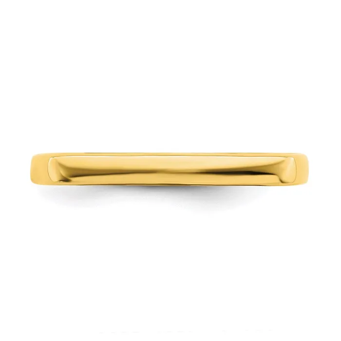 Rings Sterling Silver Stackable Expressions Polished Goldplated Square Ring QSK780 Stackable Expressions Rings Sterling Silver Stackable Expressions Polished Goldplated Square Ring QSK780 Stackable Expressions