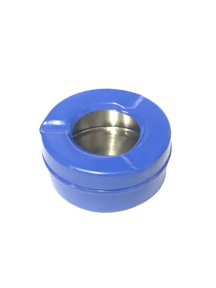 Dropshipped via Social Commerce Network Bracelets Dynore Stainless Steel Navy Blue Color Lid Ash Tray