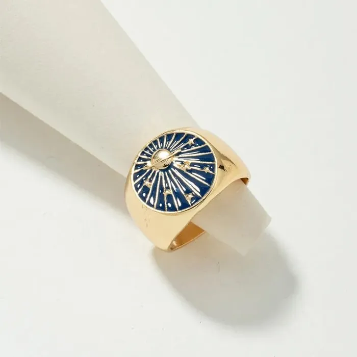 wickedafstore Rings Cronos Galaxy Ring
