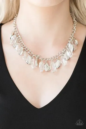 All Eyes On U Jewelry Paparazzi Accessories Necklaces Fringe Fabulous White Paparazzi Necklace