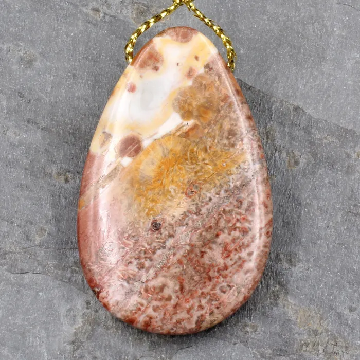 Matching Set Mexican Galaxy Jasper Earring Pair with Teardrop Pendant Intrinsic Trading Earrings