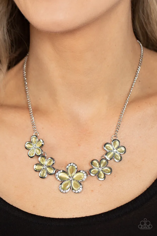 Necklaces All Eyes On U Jewelry Paparazzi Accessories Garden Daydream Yellow Paparazzi Necklace