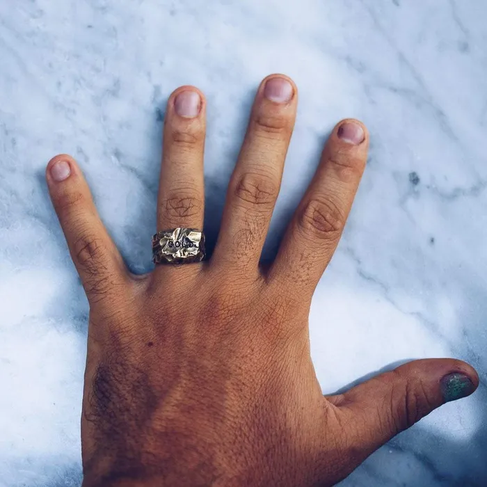 Rings Jess Zabala Jewelry G O L D RING BRASS