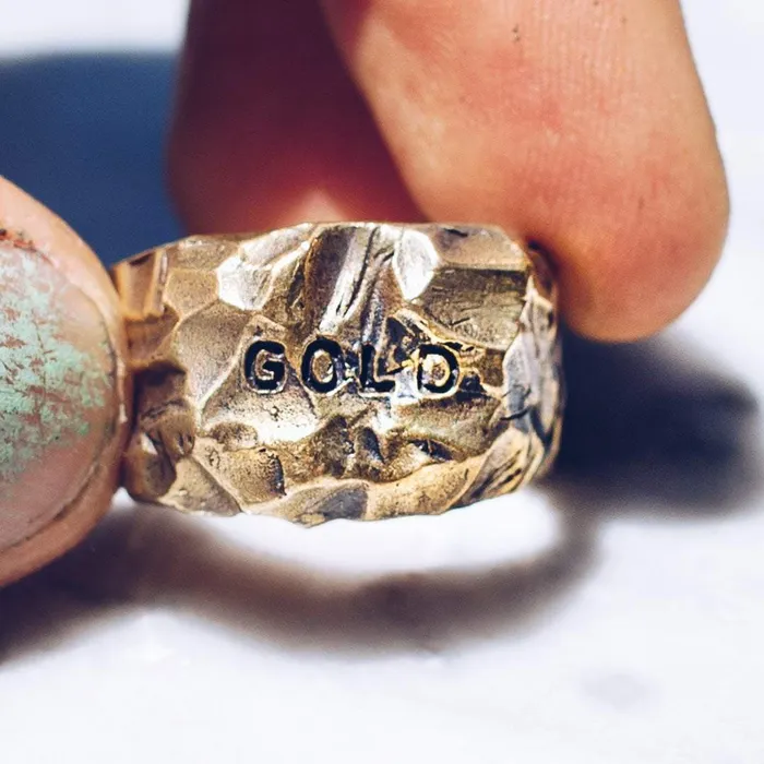 Rings Jess Zabala Jewelry G O L D RING BRASS