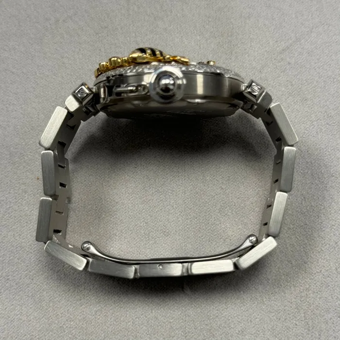 Cartier Pasha 35mm Custom Honeycomb Dial Watch Ref W31043M7 Happy Jewelers Watches Cartier Pasha 35mm Custom Honeycomb Dial Watch Ref W31043M7 Happy Jewelers Watches