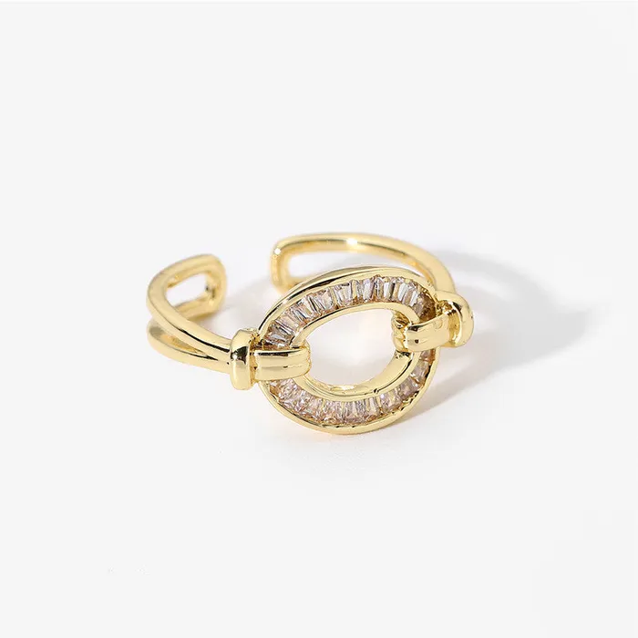 Crystal Design Gold Ring Variety Refined by AnnaKaci Rings Crystal Design Gold Ring Variety Refined by AnnaKaci Rings