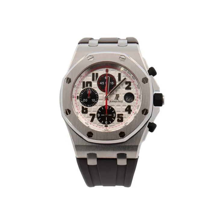 Happy Jewelers Audemars Piguet Royal Oak 42mm White Dial Watch Ref 26170ST Watches Happy Jewelers Audemars Piguet Royal Oak 42mm White Dial Watch Ref 26170ST Watches