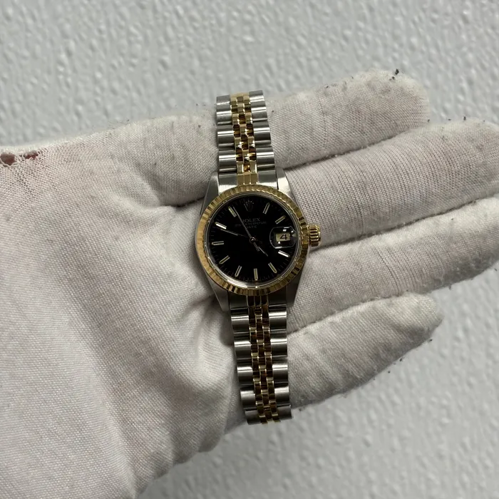 Happy Jewelers Rolex Datejust 26mm Black Watch Dial Ref 69173 Watches Happy Jewelers Rolex Datejust 26mm Black Watch Dial Ref 69173 Watches