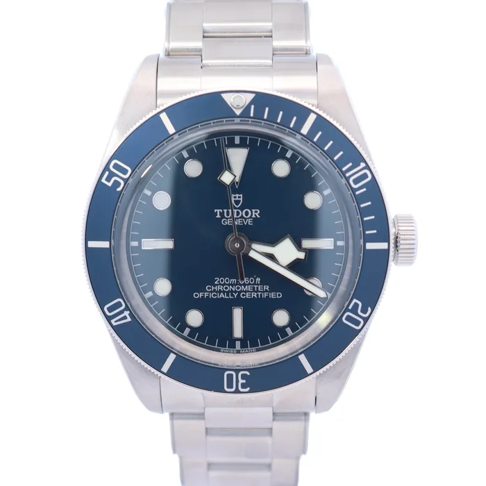 Happy Jewelers Tudor Black Bay 39mm Blue Dial Watch Ref 79030B Watches