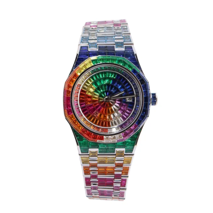 Happy Jewelers Watches Audemars Piguet Royal Oak 41mm Rainbow Dial Watch Ref 15400 Happy Jewelers Watches Audemars Piguet Royal Oak 41mm Rainbow Dial Watch Ref 15400