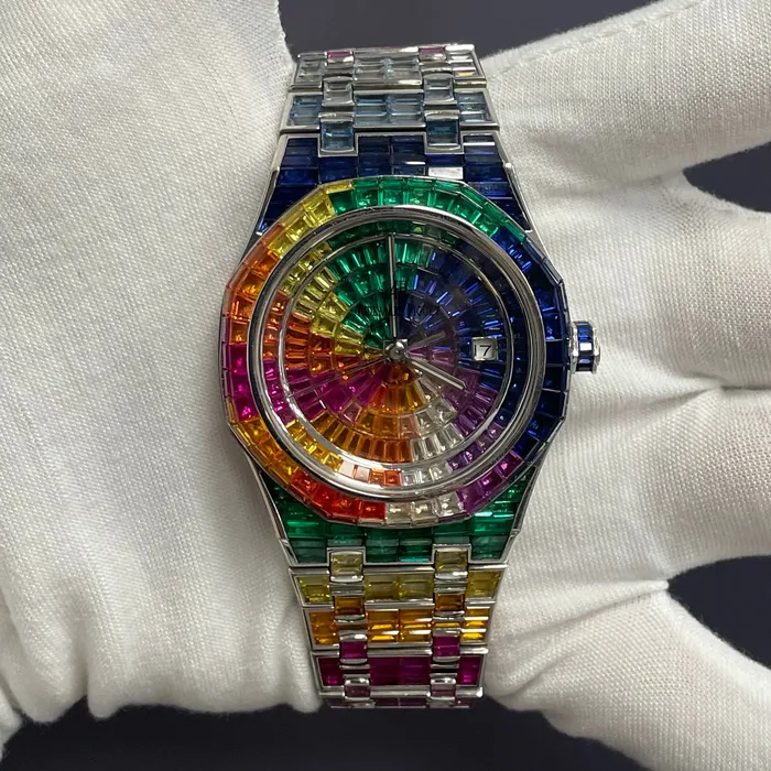 Happy Jewelers Watches Audemars Piguet Royal Oak 41mm Rainbow Dial Watch Ref 15400 Happy Jewelers Watches Audemars Piguet Royal Oak 41mm Rainbow Dial Watch Ref 15400