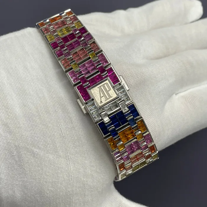 Happy Jewelers Watches Audemars Piguet Royal Oak 41mm Rainbow Dial Watch Ref 15400 Happy Jewelers Watches Audemars Piguet Royal Oak 41mm Rainbow Dial Watch Ref 15400