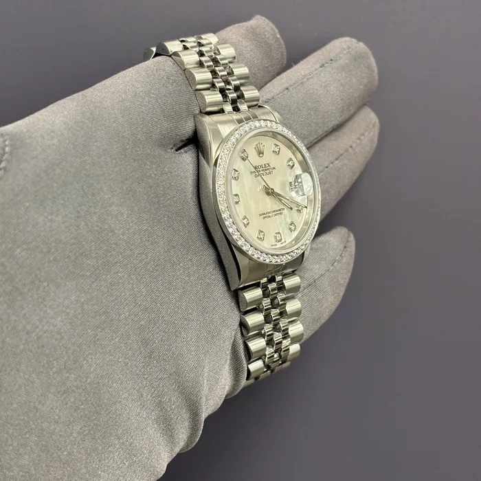 Happy Jewelers Watches Rolex Datejust 36mm MOP Dial Watch Ref 16234 Happy Jewelers Watches Rolex Datejust 36mm MOP Dial Watch Ref 16234
