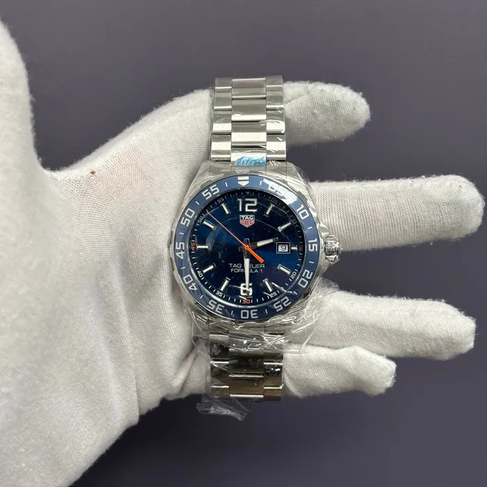 Happy Jewelers Watches Tag Heuer Formula 1 43mm Blue Dial Watch Ref WAZ1010