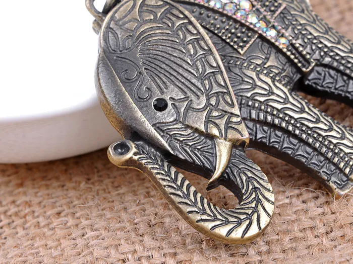 Necklaces Gun Antique Tribal Aztec Elephant Pendant Necklace Alilang Necklaces Gun Antique Tribal Aztec Elephant Pendant Necklace Alilang