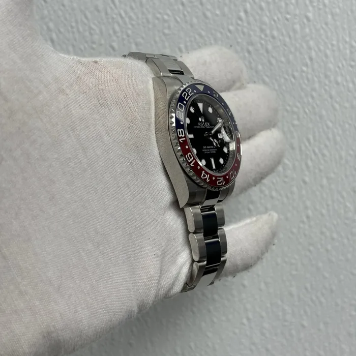 Rolex GMTMaster II 40mm Black Dial Watch Ref 126710BLRO Happy Jewelers Watches