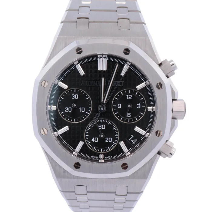 Watches Audemars Piguet Royal Oak 41mm Black Dial Watch Ref 26240STOO1320ST06 Happy Jewelers Watches Audemars Piguet Royal Oak 41mm Black Dial Watch Ref 26240STOO1320ST06 Happy Jewelers
