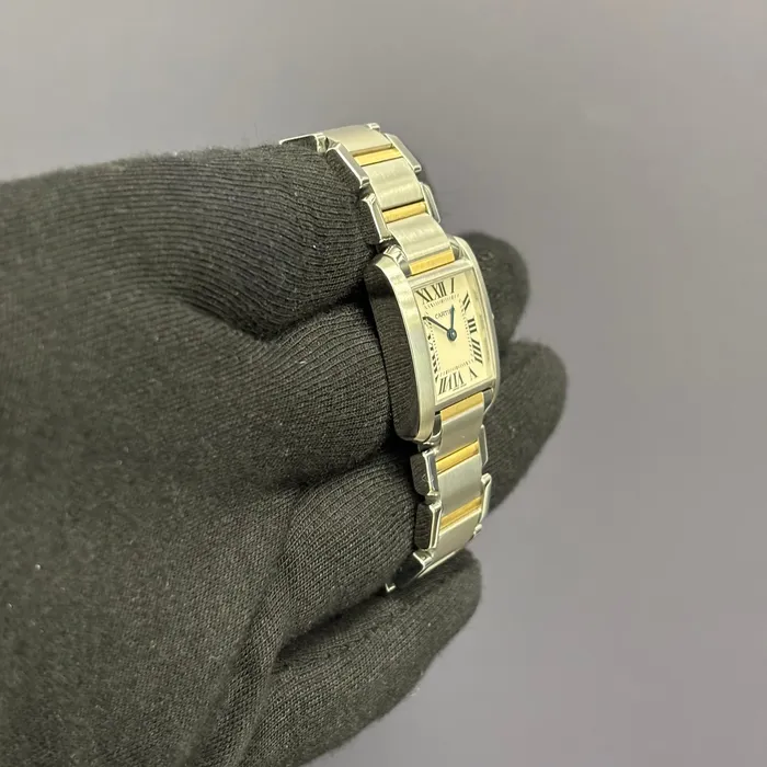 Watches Cartier Tank 20mm White Dial Watch Ref W51007Q4 Happy Jewelers Watches Cartier Tank 20mm White Dial Watch Ref W51007Q4 Happy Jewelers