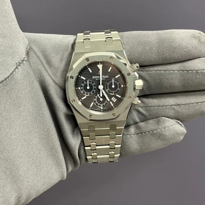 Watches Happy Jewelers Audemars Piguet Royal Oak 39mm Blue Dial Watch Ref 25860STOO1110ST01 Watches Happy Jewelers Audemars Piguet Royal Oak 39mm Blue Dial Watch Ref 25860STOO1110ST01