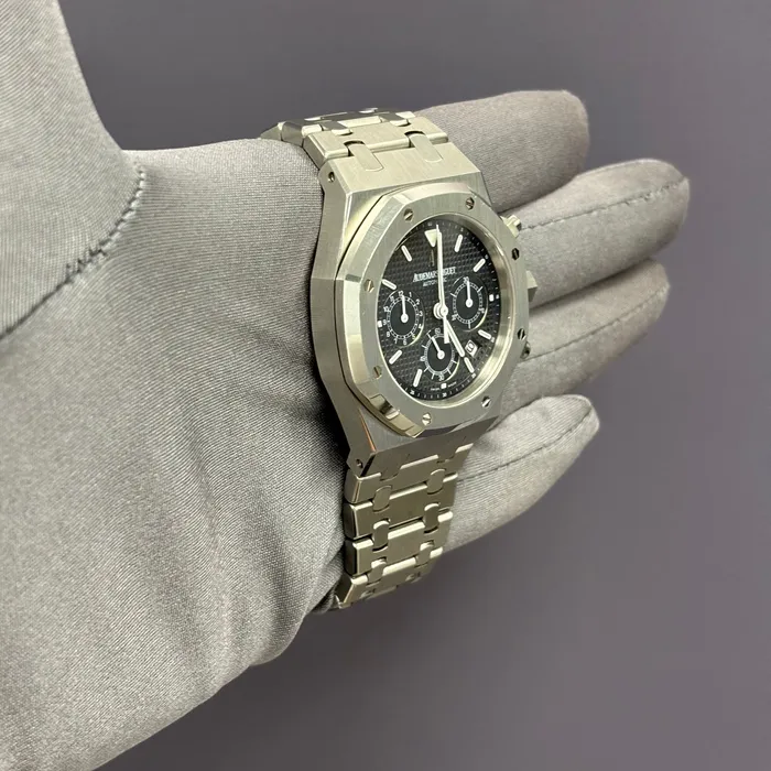 Watches Happy Jewelers Audemars Piguet Royal Oak 39mm Blue Dial Watch Ref 25860STOO1110ST01 Watches Happy Jewelers Audemars Piguet Royal Oak 39mm Blue Dial Watch Ref 25860STOO1110ST01