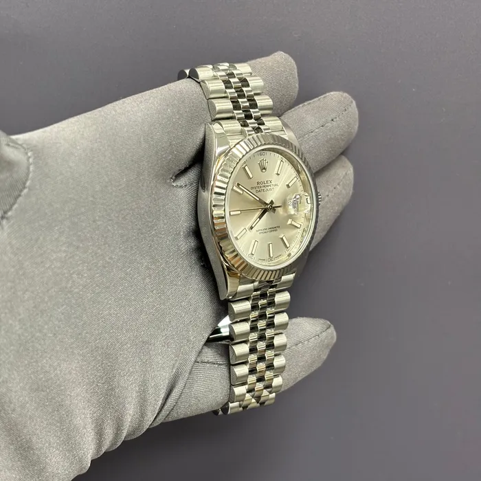 Watches happy jewelers Rolex Datejust 41mm Silver Dial Watch Ref 126334 Watches happy jewelers Rolex Datejust 41mm Silver Dial Watch Ref 126334