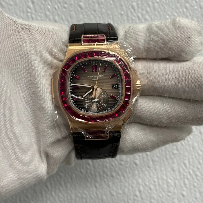 Watches Patek Philippe Nautilus 405mm Brown Dial Watch Ref 5980R010 Happy Jewelers Watches Patek Philippe Nautilus 405mm Brown Dial Watch Ref 5980R010 Happy Jewelers