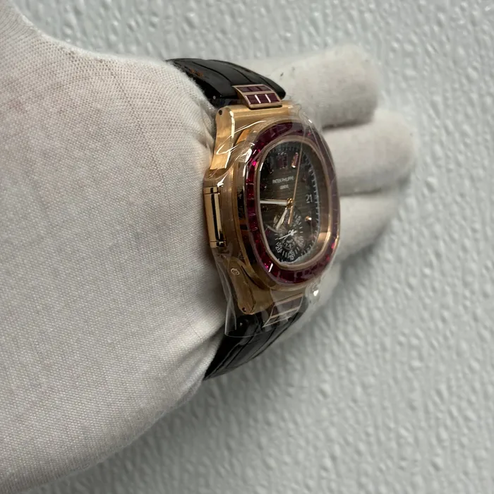 Watches Patek Philippe Nautilus 405mm Brown Dial Watch Ref 5980R010 Happy Jewelers Watches Patek Philippe Nautilus 405mm Brown Dial Watch Ref 5980R010 Happy Jewelers