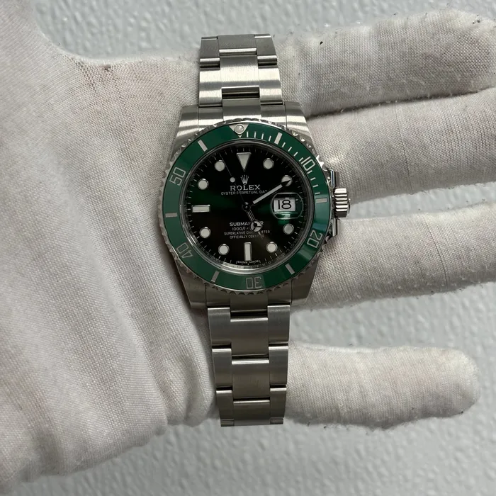 Watches Rolex Submariner 40mm Green Dial Watch Ref 116610LV Happy Jewelers